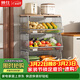 帥仕（shuaishi）廚房蔬菜置物架蔬菜收納架菜籃置物架零食小推車(chē)移動(dòng)置物架落地