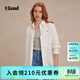 ELAND【法國亞麻】衣戀氧氣感襯衫女長(cháng)袖內搭夏季新款淡人 象牙白/白色(39)Ivory S /160