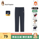 暇步士（Hush Puppies）童裝兒童打底褲冬季新款女大童保暖舒適一體絨長(cháng)褲 藏藍 120 cm