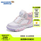 Skechers斯凱奇男童女童秋冬季加絨冬靴百搭舒適雪地靴319254L 女童/薰衣草色/粉紅色/LVPK 33
