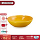 酷彩（Le Creuset）炻瓷16cm/18cm麥片碗 創(chuàng  )意沙拉水果菜盤(pán)家用多功能碗漸變色餐具 18厘米麥片碗杏桃色