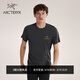 ARC'TERYX始祖鳥(niǎo) MOTUS CREW ARC'WORD SS 男子 運動(dòng)短袖T恤 BLACK HEATHER/黑灰色 M