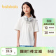 巴拉巴拉兒童童裝男童t恤短袖夏裝中大童女童字母印花寬松潮208224117225