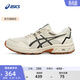 亞瑟士ASICS跑步鞋女鞋越野透氣運動(dòng)鞋緩震耐磨抓地跑鞋 GEL-VENTURE 8 米白色/黑色 37.5