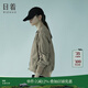 日著(zhù)（rizhuo）日著(zhù)原創(chuàng  )設計女裝2025春新款城市輕戶(hù)外棒球服飛行員夾克短外套 卡其 XL