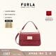 芙拉（FURLA）【禮物】ELLA牛皮小號女士手提包百搭氣質(zhì)斜挎包通勤小包 櫻桃紅色 小