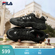 斐樂(lè )（FILA）官方男鞋老爹鞋貓爪鞋6代黑色運動(dòng)鞋休閑鞋 黑-BK 42