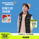 Skechers斯凱奇兒童羽絨服秋冬季男女童外套羽絨馬甲L424K080/L425K029 碳黑/0018 160 cm