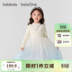 巴拉巴拉balaOne童裝女公主裙2025秋冬兒童連衣裙針織網(wǎng)紗裙209425111001