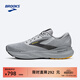 布魯克斯（BROOKS） ADRENALINE GTS 追嵐24 男緩震透氣運動(dòng)跑步鞋 云淡灰/白/金 41