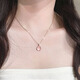 赫蓮娜輕奢四葉草項鏈女生高級粉玉髓吊墜首飾生日520情人節禮物送女生 HR四葉草項鏈【夢(mèng)幻粉+七倉直發(fā)】【刻字聯(lián)系客服】