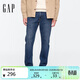 蓋璞（GAP）男裝秋季款水洗基本款微彈經(jīng)典直筒合身牛仔褲長(cháng)褲美版715720