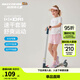 Skechers斯凱奇速干透氣男女童夏季寬松t恤短袖短褲兒童運動(dòng)套裝P225G015 亮白色/0019 140