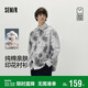 森馬（Semir）[商場(chǎng)同款]長(cháng)袖襯衫男仿牛仔印花oversize外套2025秋101525105124