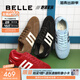 百麗（Belle）張凌赫同款方程式跑道賽車(chē)鞋德訓鞋新款女鞋休閑鞋E2L1DAM6預售 棕色-男款【張凌赫同款】 41