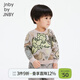 jnby by JNBY江南布衣嬰童綿羊毛套頭毛衣原創(chuàng  )圖案男女童嬰兒冬YNB310210 080雜米灰 80 cm