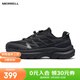 邁樂(lè )（Merrell）【新品上市】運動(dòng)戶(hù)外FREE STRIDE邁行LITE男女款登山徒步鞋輕量 MT6325301-02黑色 男女同款 43
