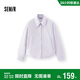 森馬（Semir）棉服女輕薄oversize松弛感2025冬翻領(lǐng)花苞棉衣少女感109725112001