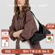 VANESSA HOGAN萬(wàn)鵬同款VH女包行漫hobo包植鞣牛皮輕奢通勤單肩包生日禮物送女友