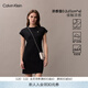 Calvin KleinJeans【防曬】 25夏季女士戶(hù)外休閑ck氣質(zhì)通勤針織短袖連衣裙