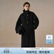 范思藍恩立領(lǐng)駱駝絨雙面羊毛呢大衣女冬季韓版中長(cháng)款毛呢外套4440 高級灰 XS