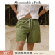 Abercrombie & Fitch男裝25夏季運動(dòng)風(fēng)松緊腰網(wǎng)眼內襯短褲沙灘褲133-5051 綠色 M (180/80A)