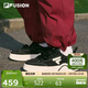 FILA FUSION斐樂(lè )官方潮牌章昊同款50-50 DX II帆布鞋新款休閑百搭運動(dòng)女板鞋