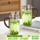 憶壺茶（YIHUTEA）茶杯玻璃泡茶杯家用水杯加厚耐熱杯子辦公綠茶杯功夫茶杯個(gè)人 【分享2只裝】透明  400ml