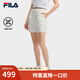 斐樂(lè )（FILA） 官方女士梭織短褲2025夏季新款時(shí)尚休閑寬松涼感三分褲 云白-WT L 170/70A/L