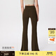 粒子狂熱緊身褲女馬甲V高彈力緊身瑜伽健身喇叭長(cháng)褲LG052 濃縮咖啡-363-NEW L