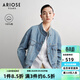 艾諾絲雅詩(shī)春秋新品寬松個(gè)性時(shí)髦100%棉牛仔短外套40221070 牛仔蘭 M