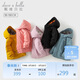 戴維貝拉【商場(chǎng)同款】冬裝兒童紅色羽絨服男女童保暖工裝外套