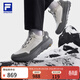 FILA 斐樂(lè )官方男鞋BOA EXPLORER 3戶(hù)外鞋2025冬新款探險家3跑步鞋 霧霾灰/槍灰-VG 40