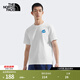 北面（The North Face）速干衣短袖T恤戶(hù)外舒適透氣春夏新款男款TheNorthFace|8D7C FN4/雪峰白 XL /180