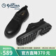 金利來(lái)（Goldlion）【斷碼清倉】男鞋復古時(shí)尚休閑磨砂牛皮工裝鞋G641330033AAA黑39