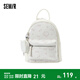 森馬（Semir）包包女雙肩包小眾設計感滿(mǎn)印旅行背包學(xué)生小書(shū)包實(shí)用百搭時(shí)尚 本白10101 均碼