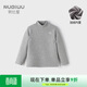 努比屋兒童保暖內衣女童秋冬加厚上衣男童春秋加絨打底秋衣大童衣服