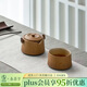 萬(wàn)仟堂（Edenus）旅行茶具  陶瓷功夫茶具套裝便攜戶(hù)外茶具送男友 君子之交黃砂釉