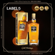 雷堡5星【金牌】五世（LABEL 5）蘇格蘭威士忌 英國原瓶進(jìn)口洋酒禮盒裝 【金牌】750ml禮盒裝（贈50ml+贈斜口杯）