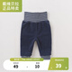 戴維貝拉（DAVE＆BELLA）【奧萊特賣(mài)】童裝男女童冬裝加絨褲加厚打底褲女寶寶 藏青色 80 cm(24M(建議身高73-80cm))