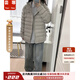 蕓蕁羽絨服女2025新款鴨絨服排骨輕薄羽絨服女短款秋冬寬松韓版休閑連 水泥灰 M 【100-120斤】