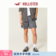 HOLLISTER美式25夏季復古街頭潮流工裝短褲男裝328-5096 深灰色 S (175/76A)