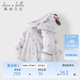 戴維貝拉（DAVE＆BELLA）女童防水透濕棉服秋冬兒童夾棉連帽外套