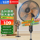 鉆石牌（DIAMOND）電風(fēng)扇落地扇家用風(fēng)扇立式大風(fēng)力客廳落地風(fēng)扇宿舍辦公室搖頭輕音勁風(fēng)遠距電扇定時(shí) 14寸五葉機械【4檔可調】
