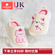 科巢兒童棉拖鞋秋冬男童室內家居新款女寶寶室內家居拖鞋保暖防滑 貝娜粉貓咪 24.5 適合腳長(cháng)14-15cm