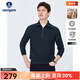 Navigare意大利小帆船彈力針織衫男士春季抗菌親膚毛衣保暖休閑上衣 暗巖灰 L /50