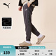 彪馬（PUMA）加絨保暖加厚運動(dòng)長(cháng)褲男女新款冬季休閑針織褲691017 黃昏灰-44 M (175/74A)