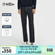 金利來(lái)【不褪色牛仔】2024秋冬款男士牛仔褲黑牛彈力直筒休閑長(cháng)褲  32