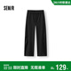森馬（Semir）休閑褲男冬季寬松闊腿褲2025褶皺垂感彎刀褲抽繩褲子109725127103