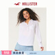 HOLLISTER小海鷗圖案美式經(jīng)典款三?？酆?jiǎn)約百搭襯衫女裝340-6043 白色 XS (160/80A)